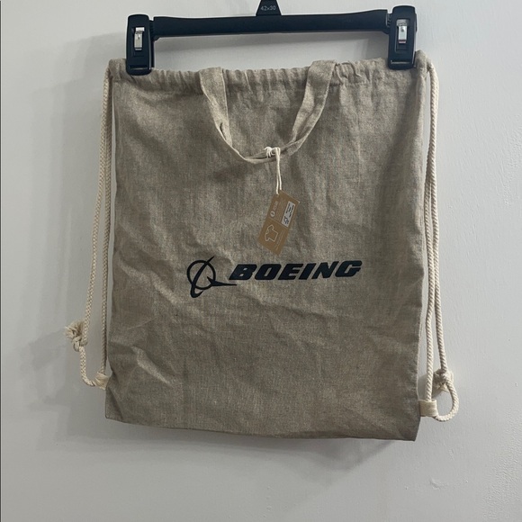 Boeing Other - Boeing Tan Drawstring Backpack